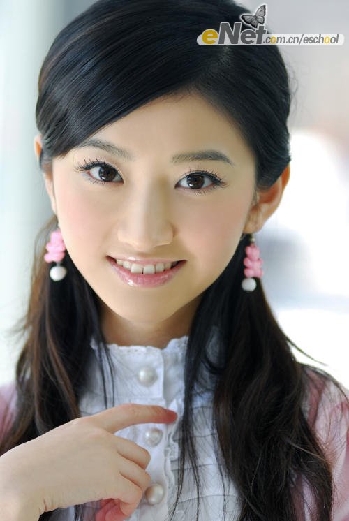 photoshop清纯漂亮美女插画制作教程_脚本之家