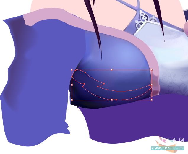 Illustrator 鼠绘教程 仙剑4美女人物柳梦璃_Illust