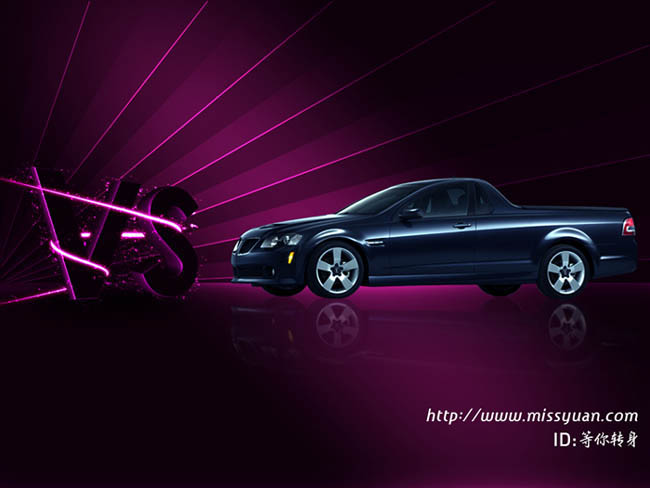 Photoshop 漂亮的汽车壁纸