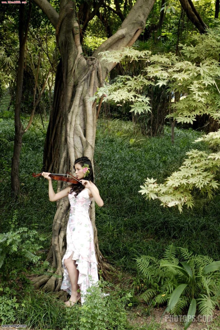Photoshop蒙版及调色打造森林里的天使