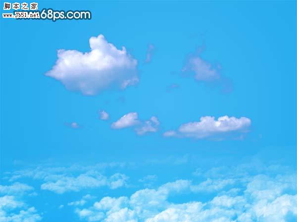 Photoshop 一颗梦幻的云彩心