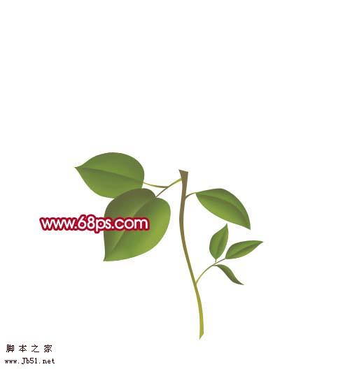 Photoshop 一朵粉红色的卡通玫瑰花