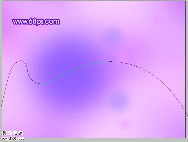 Photoshop 梦幻的蓝紫色花纹壁纸