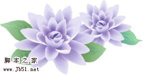 Photoshop 梦幻的蓝紫色花纹壁纸