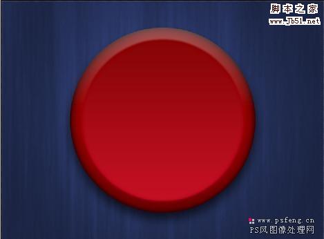 Photoshop 漂亮的红色水晶壁钟