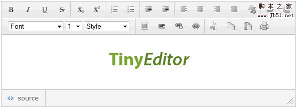 TinyEditor는 간단하고 사용하기 쉬운 HTML WYSIWYG editor_HTML/Xhtml_webpage 제작입니다.