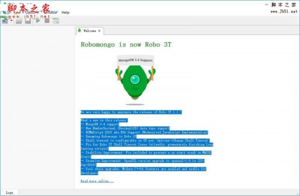 Robo 3T破解版下载 Robo 3T(数据库管理软件