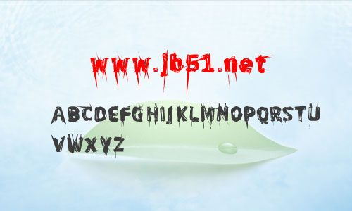 Ghost Everywhere字体 肮脏颓废英文字体 字体