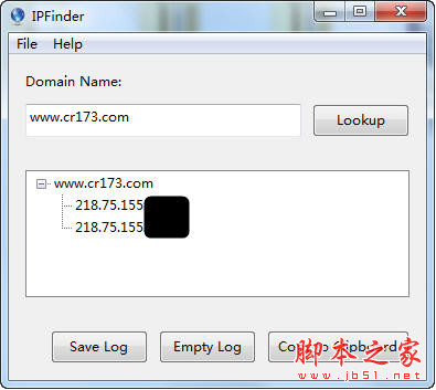 域名ip查询工具(IPFinder) v2.3.0 英文绿色版 下