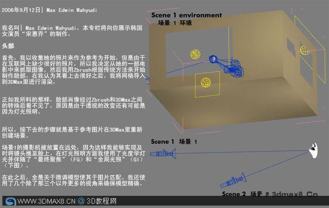 3DMAX制作韩国女星宋慧乔-国外MR教程翻译