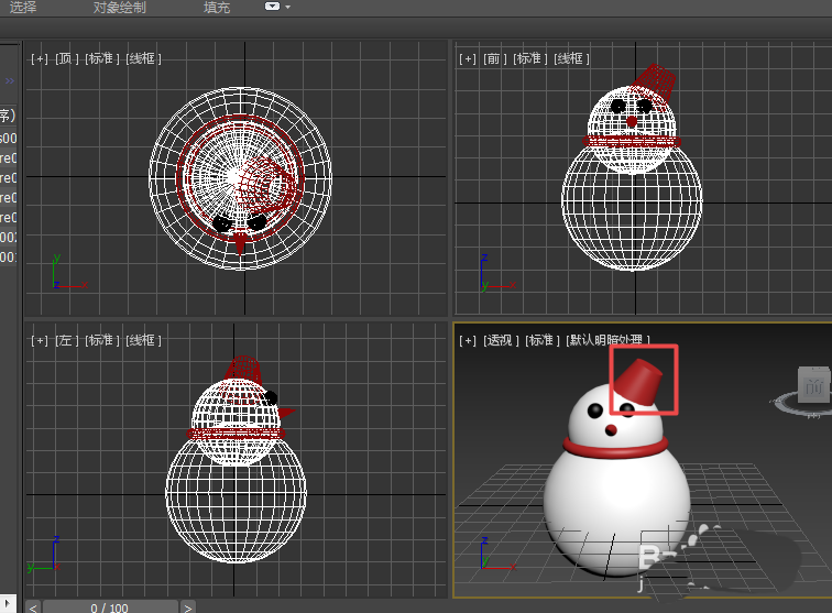 3dmax怎么建模雪人? 3dmax雪人模型的制作方