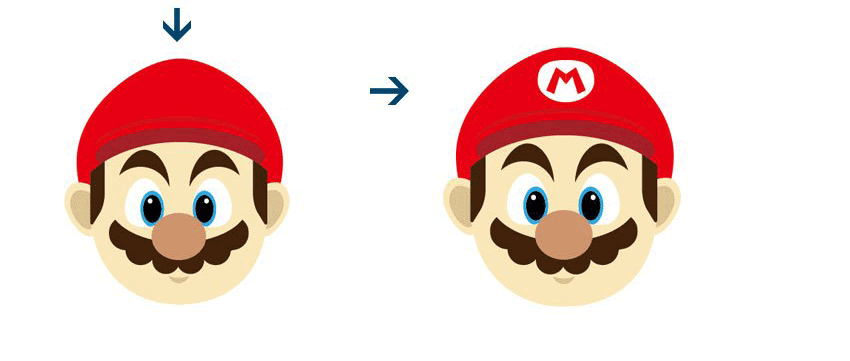 AI路径查找器绘制扁平化风格的马里奥兄弟_Illustrator教程_平面设计_脚本之家