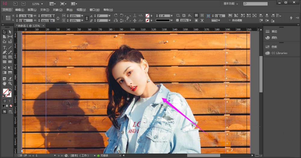 Indesign导入的高清图片变模糊怎么办?