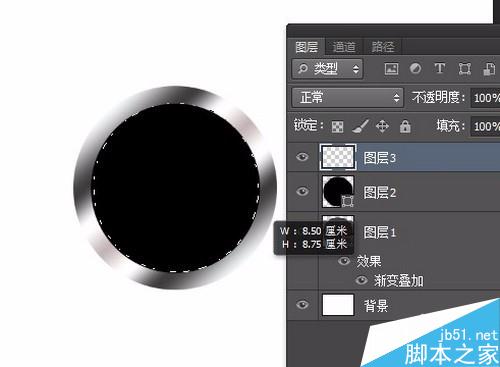 用Photoshop制作“音乐图标”按钮。