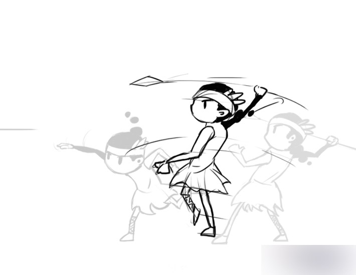 PS制作印第安人投标枪的gif小动画
