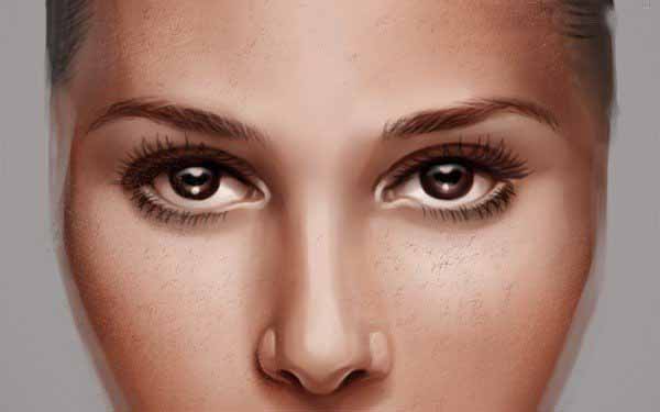 Photoshop给光滑的人物面部添加雀斑、皱纹及