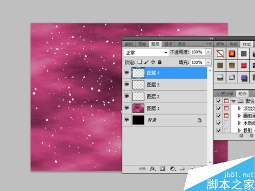 PS制作漂亮璀璨的星空效果