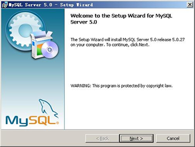 MySQL installation graphic tutorial 1