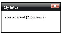 jQuery.UI MessengerOutlook like message notification Widget