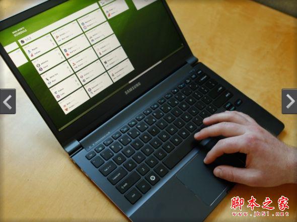 图注三：Windows 8发行预览版带有触摸板驱动的原型，允许用户在触摸板上使用多触控手势。对Windows操作系统来说，这是向前迈出的一大步。