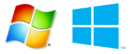 windows7和windows8的logo