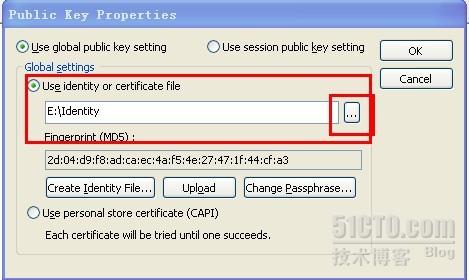 SecureCRT 用ssh key登录配置方法 