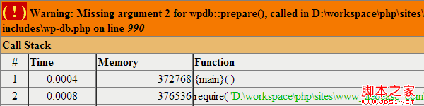 wpdb->prepare() 方法在 WordPress 3.5 中报错