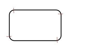 html5 Canvas画图教程(10)—把面拆成线条模拟出圆角矩形_html5教程技巧