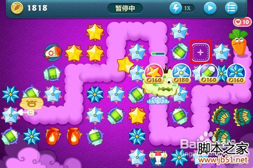 保卫萝卜挑战第4关攻略