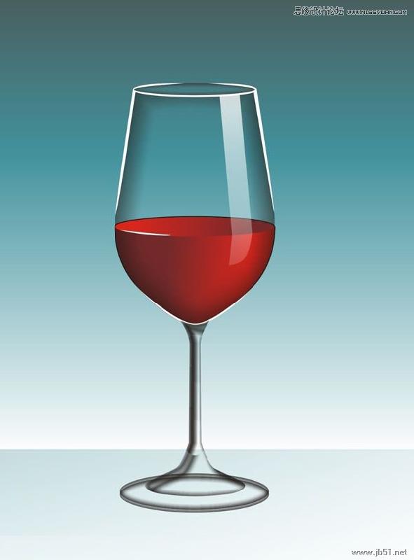 Coreldraw(CDR)设计制作真实有质感的高脚杯