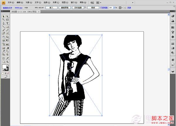 PS与AI结合快速制作逼真的矢量效果的人物照
