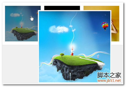 jQuery example of the effect of enlarging the picture when the mouse is hovered_jquery