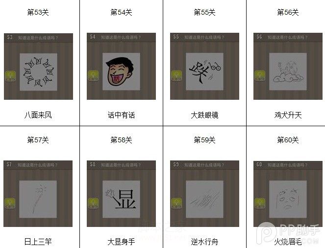蘋果看圖猜成語答案