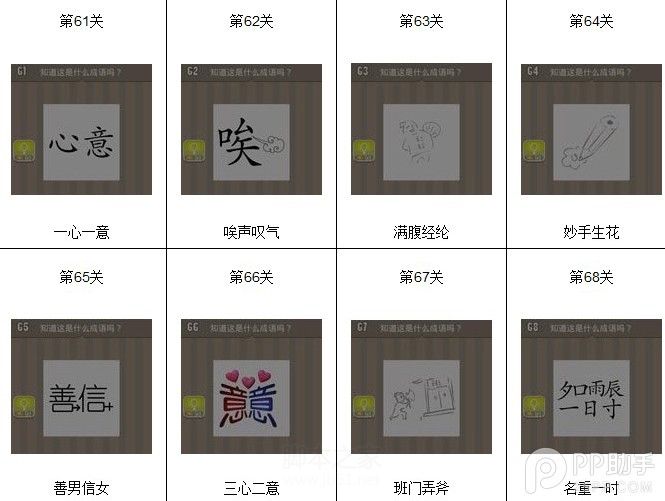 蘋果看圖猜成語答案