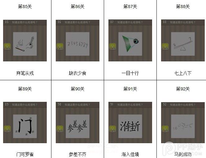 蘋果看圖猜成語答案