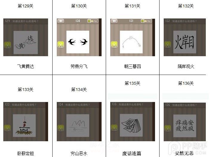 蘋果看圖猜成語答案