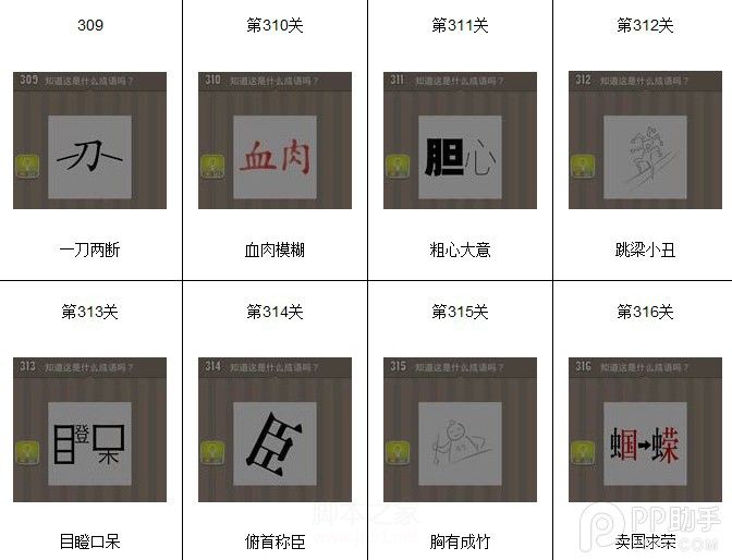 蘋果看圖猜成語答案
