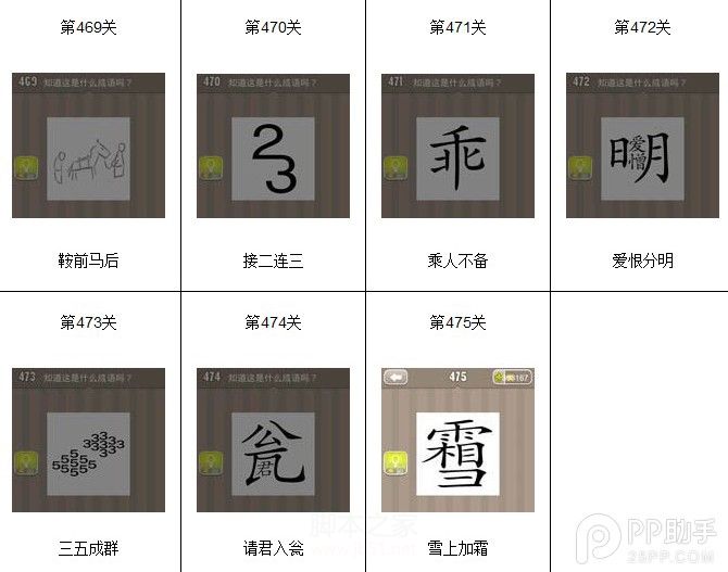 蘋果看圖猜成語答案