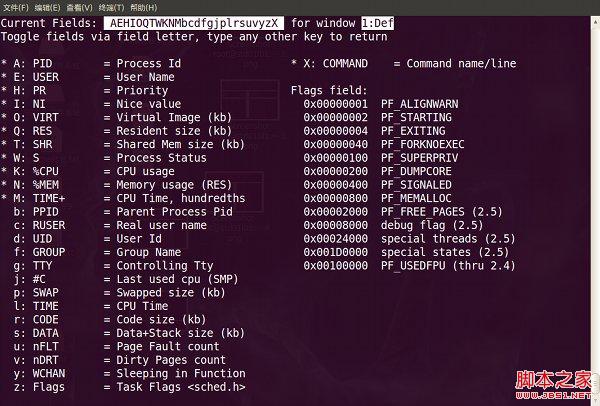 Linux top命令的用法详细详解