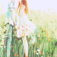 动漫情侣头像<em>一男一女</em> 繁世中的绝美旋律≈<em>歌</em>