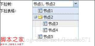 Customized ExtJS control drop-down tree and drop-down table with source code_extjs