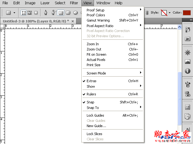 PhotoShop（PS）实践中总结参考线实用技巧文字排版实例教程