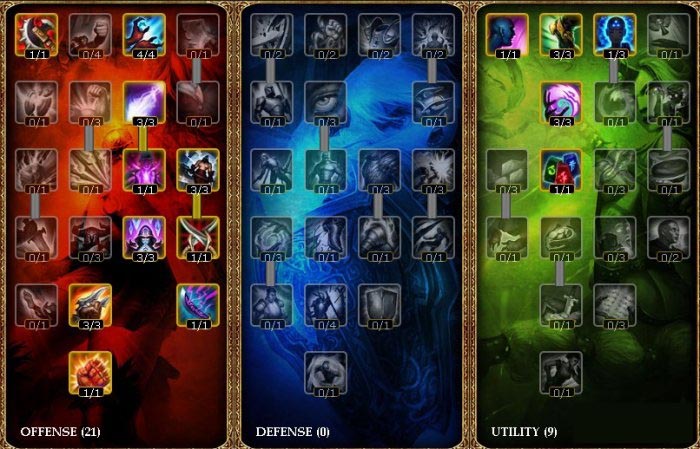 lol S4中单王者九尾狐狸阿狸新天赋加点攻略_网