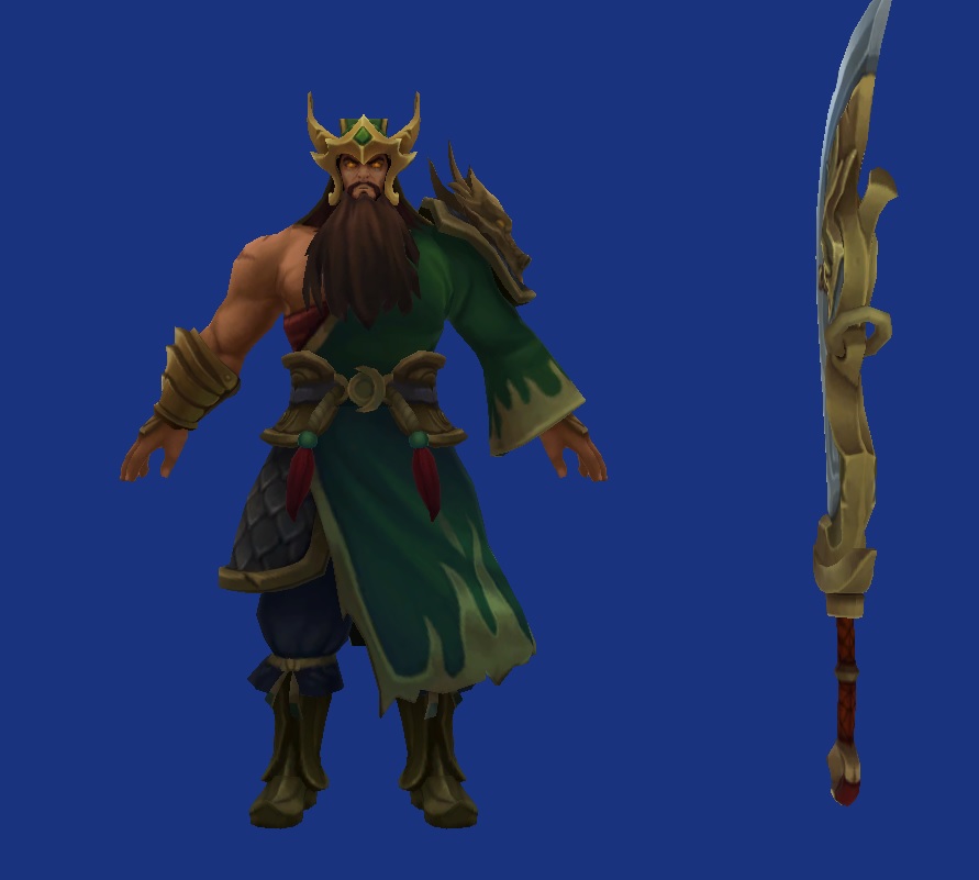 lol蛮王关羽皮肤效果图 三国风最新皮肤赏析_网络游戏_游戏攻略_脚本之家