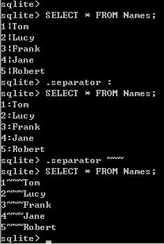 SQLite入门教程一基本控制台（终端）命令