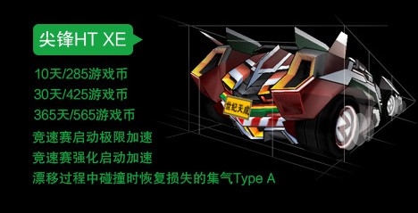 跑跑卡丁车 尖锋htxe多少钱 尖锋htxe好不好_手