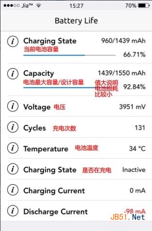 苹果iOS7专属插件:检测iPhone5s电池健康