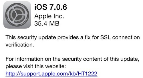 苹果系统iOS7.0.6更新发布介绍_苹果手机_手机
