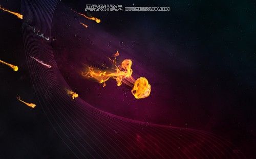 Photoshop（ps）打造简单的彗星划过效果