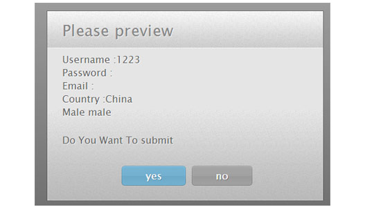 jquery implémente le partage de code de formulaire pour l'aperçu submit_jquery